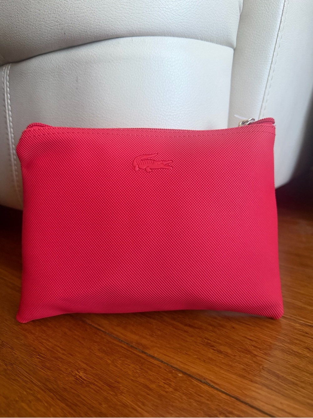 LACOSTE Pouch x Turkish Airlines Amenity Travel Kit (SEALED) Red